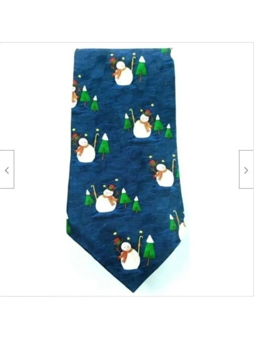 Hallmark Snowman Christmas Holiday Tie